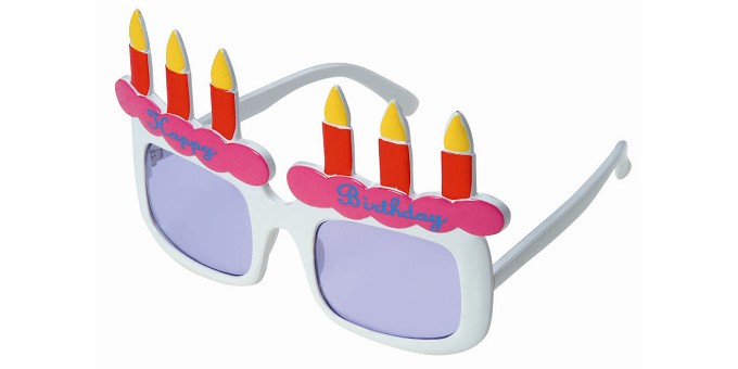 birthday party glasses